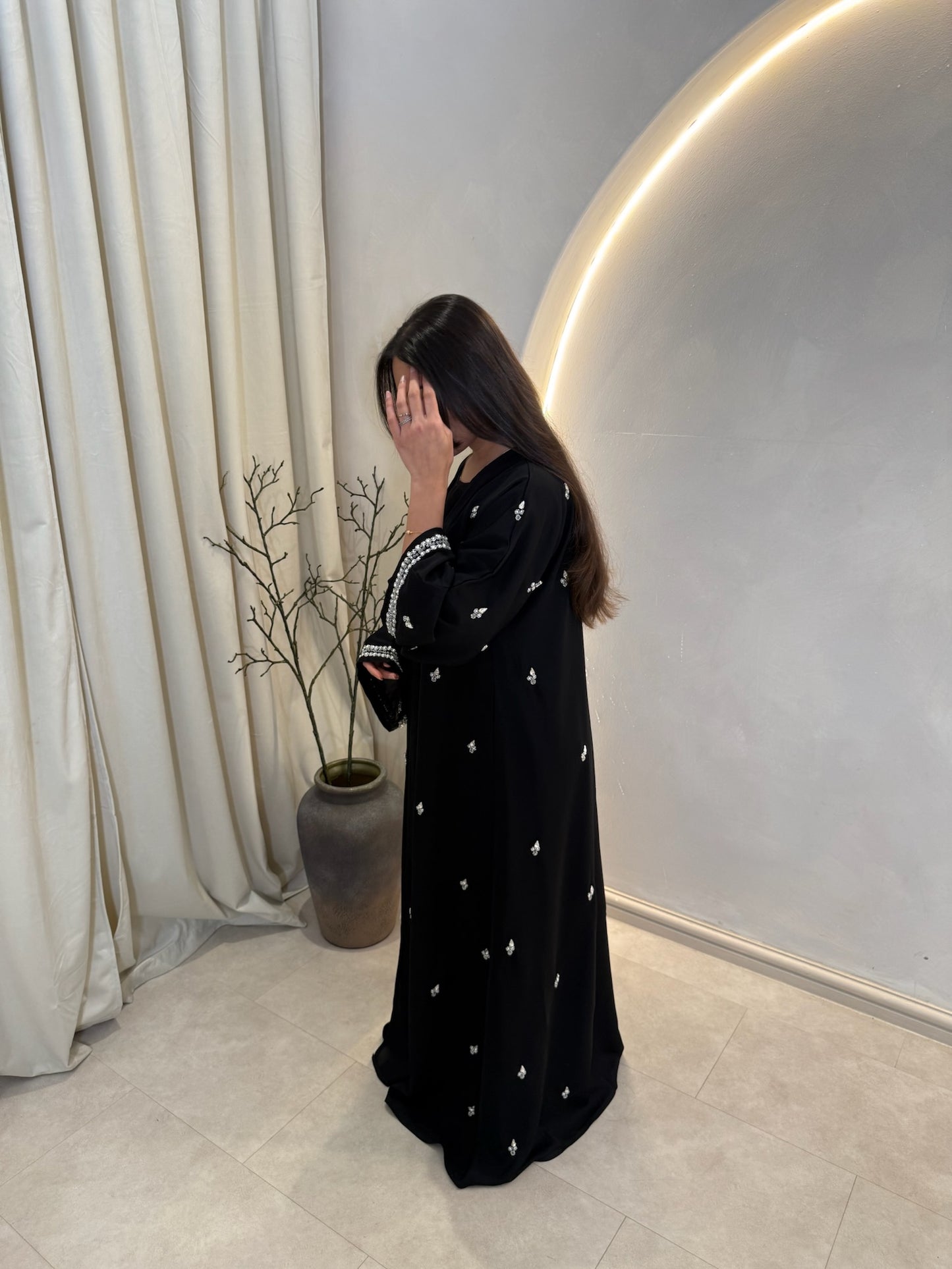 DAHLIA ABAYA (BLACK)