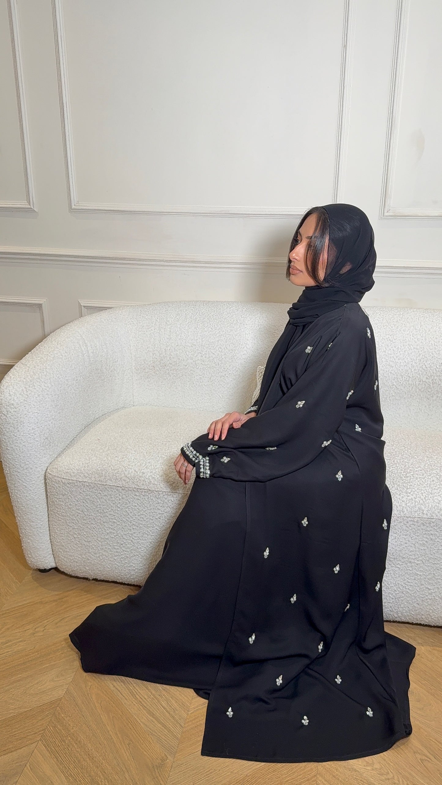 DAHLIA ABAYA (BLACK)
